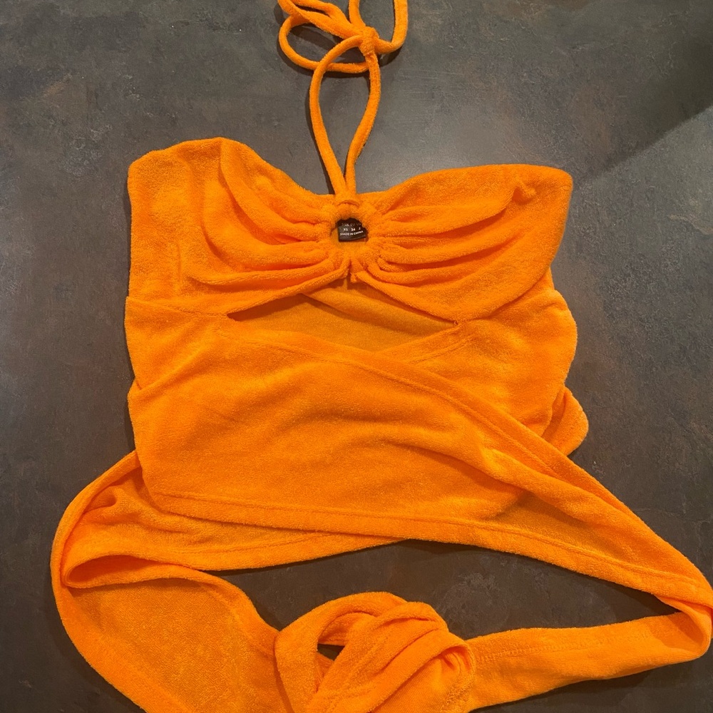 Cross Body Halter Top